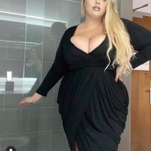 Curvysense little black dress  size 3X